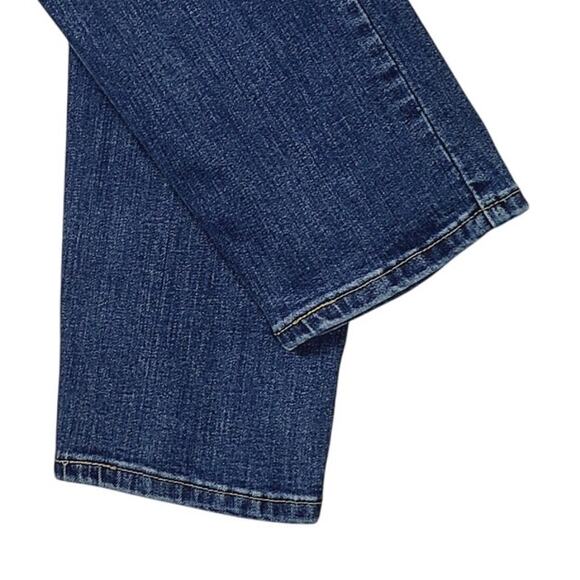 Levi's 502 Tapered Leg Dark Wash Men's Jeans Size 31X32, PRE-OWNED - Picture 4 of 11